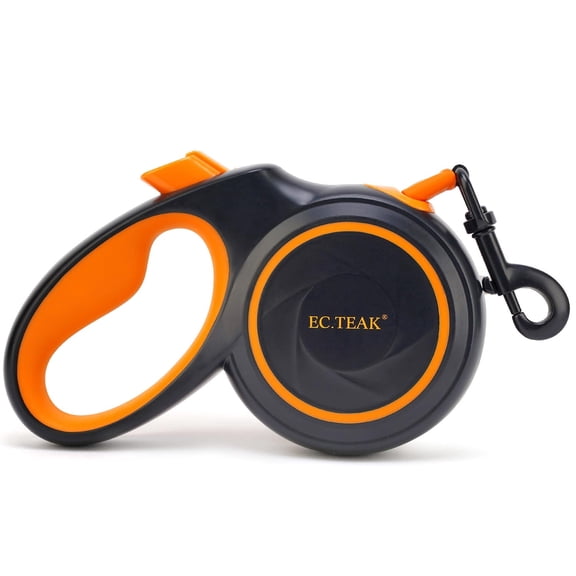 Retractable Dog Leash, Great Leash Retractable for Small/Medium/Large Dogs up to 110 lbs, Strong Nylon Tape, Tangle Free, One-Hand Brake