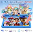 thumbnail image 6 of Kids Tablet, Android 15 Tablet for Kids 10.1 inch Ouad-Core with Case, 64GB 1TB TF Card Expandable for Toddler Children, Parental Control, Dual Camera, WiFi,Gift, Blue, 6 of 10