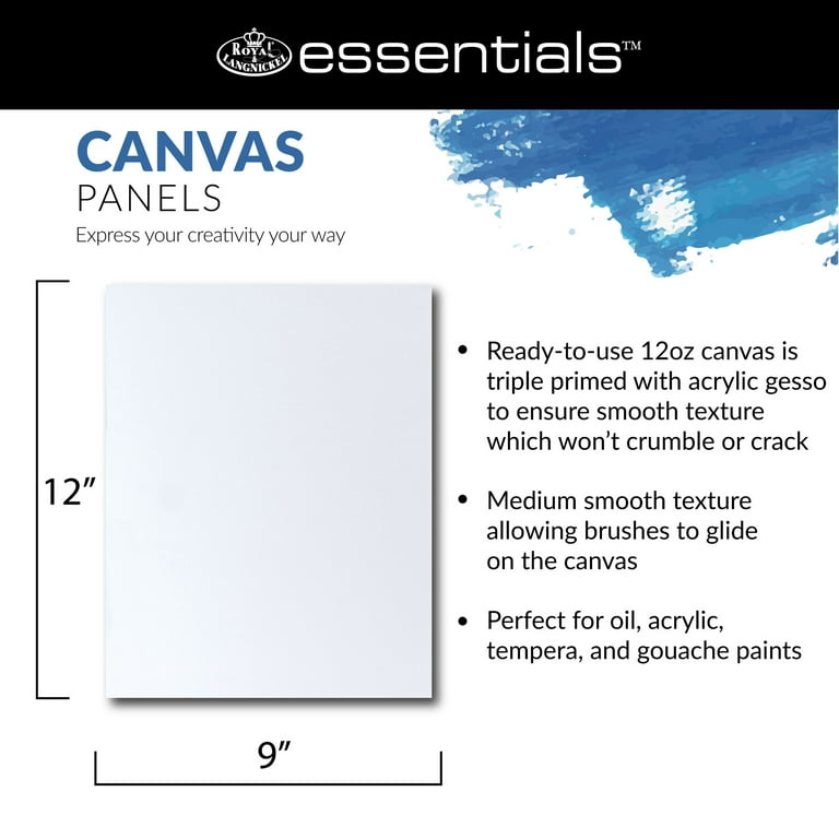 U.S. Art Supply 11 X 14 inch Professional Artist Quality Acid Free Canvas  Panels 12-Pack (1 Full Case of 12 Single Canvas Panels) 