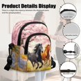 thumbnail image 5 of TSOVTHRID Horse Cherry Blossom Print Women's Crossbody Bag Small Cell Phone Crossbody Wallet Purse Shoulder Bag for Women Travel Dating Shopping, 5 of 7