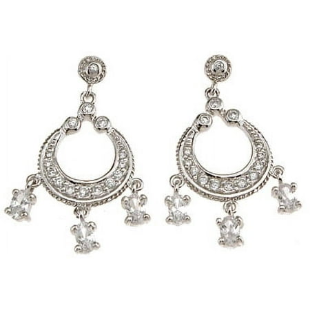 925 Sterling Silver Chandelier Earrings Makes Unique Happy Anniversary Gifts, Oval Cut Chandelier Sterling Silver Earrings