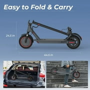 Restored Electric Scooter for Adults, 10 Inch Tires, 22 MPH Max Speed, 500W Motor, Digital LED display, Gray