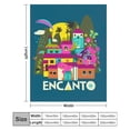thumbnail image 3 of Manta de franela cálida y acogedora con diseño de dibujos animados de Encanto para sala de estar, dormitorio, cama, sofá, camping, viajes, mantas de vellón para todas las estaciones, regalos para, 3 of 8