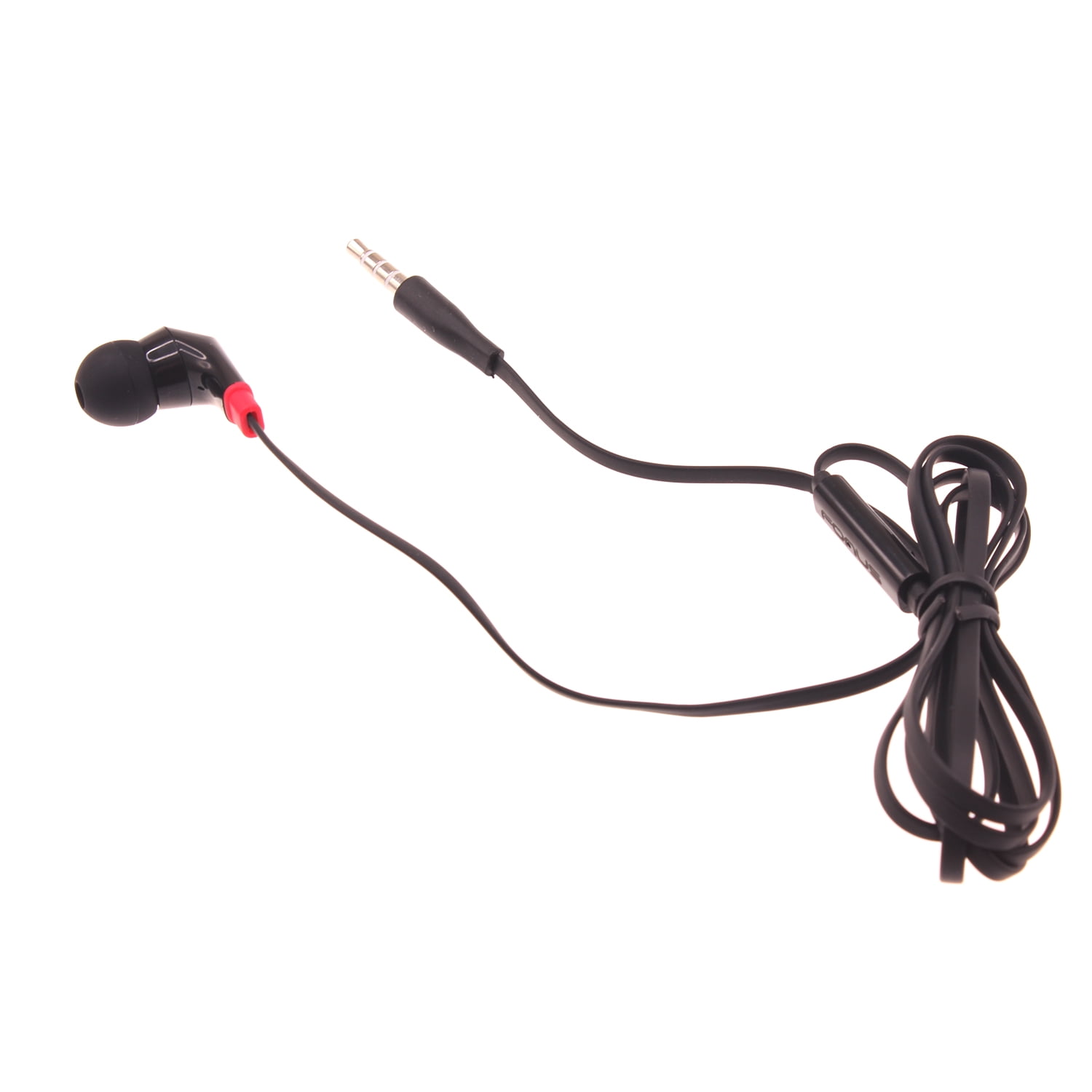 Mono Headset for Motorola Moto Tab G62/Tab G70 - Earphone w Mic Wired Earbud 3.5mm Single Headphone Hands-free Microphone Black