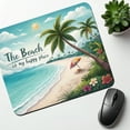 thumbnail image 6 of The Beach Is My Happy Place Tropical Mouse Pad Low Profile Gaming Mat, 6 of 7