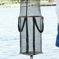 thumbnail image 2 of 2M/2.5M/3M/4M Fish Net Folding Fishing Trap 25cm -45cm Dip Net Cage Storage Alive Basket Mesh Double Stainless Steel Rings, 2 of 17
