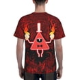 thumbnail image 2 of Bill Cipher Men's T Shirts Cartoon Graphic Short Sleeve Tees Novelty Casual Unisex Adults Tee Shirt Tops, 2 of 8