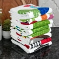 thumbnail image 7 of T-fal Pigment Print Dual Woven Kitchen Towels, Two Pack, Dish Stack, 7 of 7