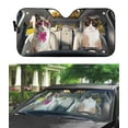 thumbnail image 3 of 3D Snowshoe Cat Car Auto Sunshades Windshield Heat Protection, Pet Cat Sun Shades Univeral Fit Cars Suv Truck, 3 of 6