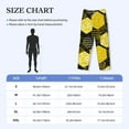 thumbnail image 4 of Balery Geometric Pattern with Bee print Men's Pajama Pants,Ultra Lightweight Pjs,Lounge Pant-Large, 4 of 9