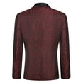 thumbnail image 3 of COOFANDY Men's Floral Dinner Jacket Blazer Stylish Jacquard Suit Jacket Party Wedding Prom Tuxedo Dress Jacket, 3 of 9
