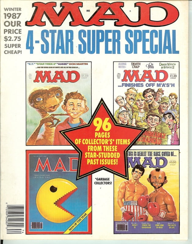 MAD Magazine Vintage Collectible HIGH GRADE 4 Star Super Special Winter 1987