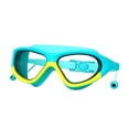 thumbnail image 1 of Gafas de natación shamjiam para niños con tapones para los oídos Amarillo verde, 1 of 5