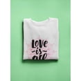 thumbnail image 3 of Love Is All. Sweatshirt Women -Image by Shutterstock, Female 4X-Large, 3 of 4