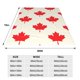 thumbnail image 3 of Balery Happy Canada Day Manta de Felpa Suave y Acogedora – Cobija de Franela Aterciopelada para Cama, Lavable y Cálida para Sofá, Mascotas, Transpirable-60"x50", 3 of 7