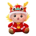 thumbnail image 2 of Muñeco de dragón de peluche de dragón, muñeco de peluche de dragón chino 2024, juguete de dragón de año Nuevo para restaurante, regalo de cumpleaños 20 centímetros, 2 of 8