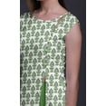 thumbnail image 4 of Bimba Sleeveless Printed Summer Kurti Straight Tunic DressesÂ&nbsp;ForÂ&nbsp;Women, 4 of 6