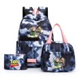 thumbnail image 2 of 3pcs Disney Toy Story Buzz Lightyear Colorful Backpack with Lunch Bag for Women Student Teenagers Rucksack School Bags Sets, 2 of 4