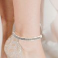 thumbnail image 4 of 1 Pair Lady High Heels Shoe Straps Replacement Rhinestone Shoe Straps Detachable Shoe Straps, 4 of 4
