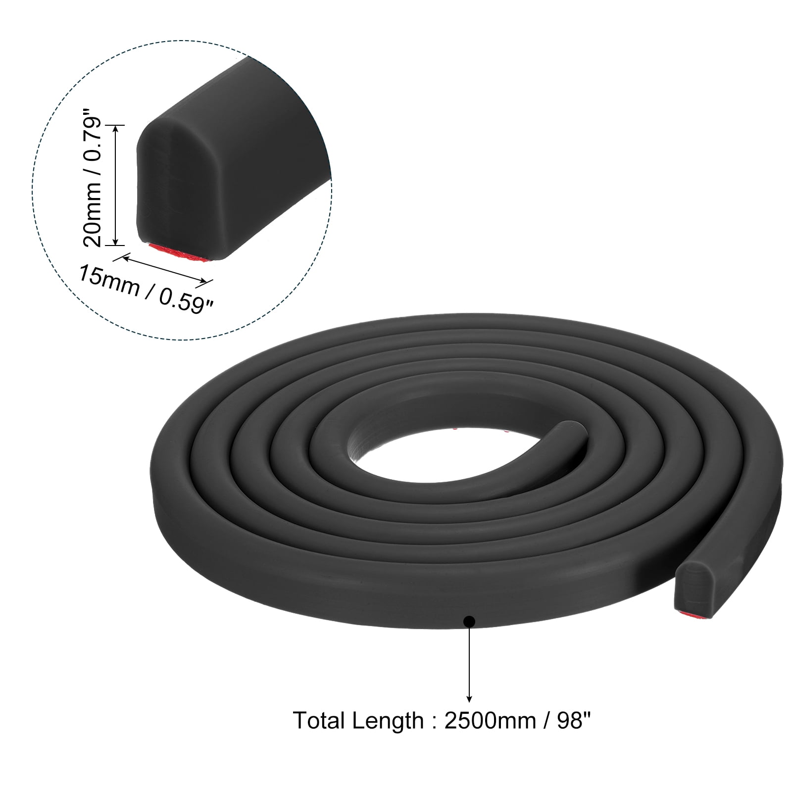 REGALWOVEN Collapsible Shower Barrier Stopper U-shape Water Guard Blocker for Wet and Dry Separation Black 98 inch