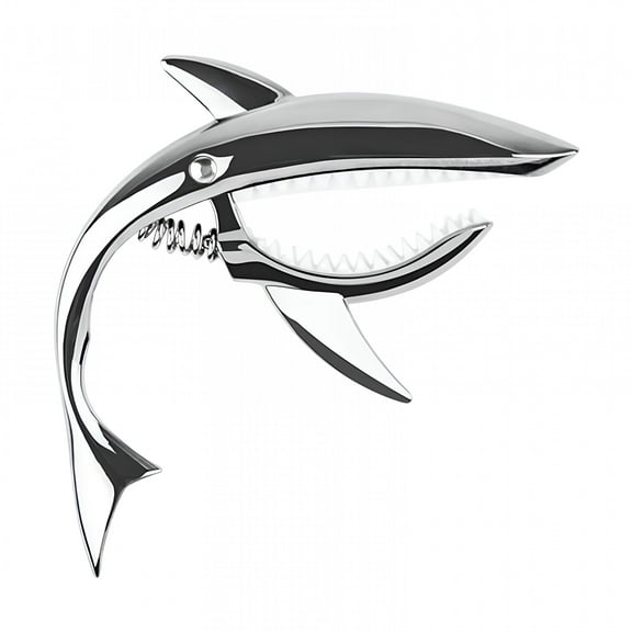 QAYOZ Shark Shaped Guitar Capo Guitar Accessory for Acoustic Bass Classical Guitar