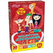 Kellogg's Disney Phineas & Ferb Valentine Exchange Fruit Flavored Snacks, 30 count, 18.9
