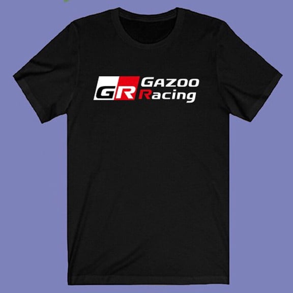 GR Gazoo Racing Japan Sports Car Tuner Men's Black T-shirt Size S-3XL
