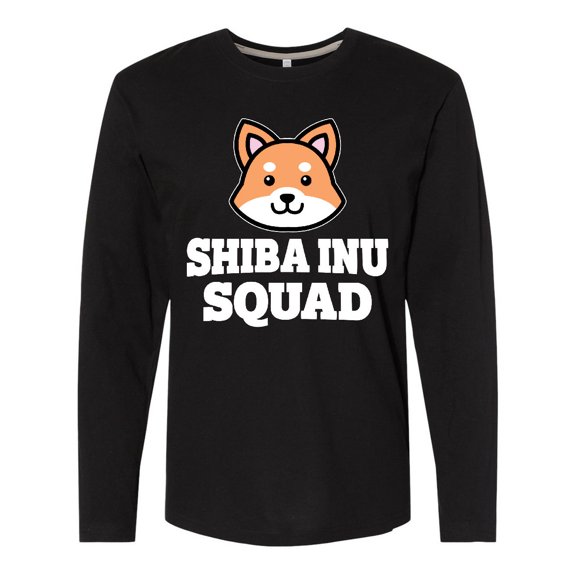 Inktastic Dog Shiba Inu Squad Long Sleeve T-Shirt