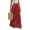 Red, variant on Boho Skirts for Women Comfort Waist Floral Long Flowy Skirts Casual Summer Vacation Pleated Skirts, M