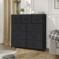 thumbnail image 2 of Crestlive Products Black 9 Drawers Dresser Home Wide Closet Dresser Storage Tower, 2 of 9