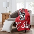 thumbnail image 2 of The Northwest Group  NC State Wolfpack 50" x 60" Signature Raschel Plush Throw Blanket, 2 of 2