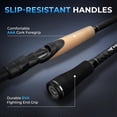 thumbnail image 3 of KastKing Travel Fishing Rods, Portable 4-Piece Spinning & Casting Rods, Extra Twin-Tip, IM7 Graphite Blanks-Passage, 3 of 13