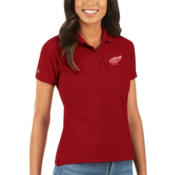 Women's Antigua Red Detroit Red Wings Legacy Pique Polo