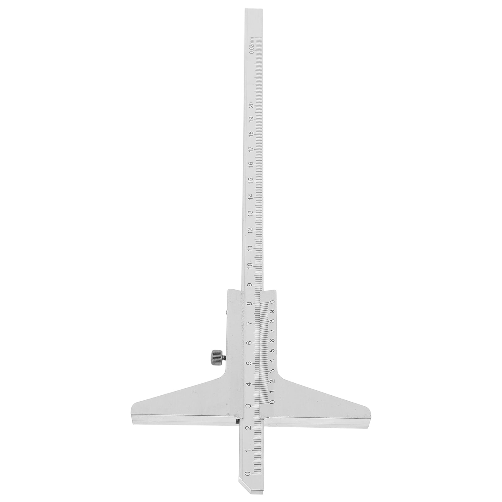DEEPCRAFF Plated Depth Caliper Precision Measuring Tool with Clear Display for Accurate Depth Measurement