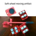 thumbnail image 4 of MOMOJIA Furniture Lifter Shifter 360° Rotation Wheels Mover Easy To Use 1 Piece, 4 of 10
