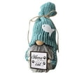 thumbnail image 2 of Knitted Christmas Gnomes Decorations Handmade Swedish Tomte Plush Gnomes Scandinavian Santa Elf Christmas Table Tiered Tray Ornament Nisse Gnome Festive Christmas Decor Gifts, 2 of 5