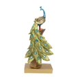 thumbnail image 3 of Estatua de pavo real, figura de resina coleccionable para decoración del hogar, adorno de mesa para Altura 345 cm, 3 of 9