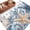 white, variant on Area Rug for Living Room, Blue Starfish Coastal Non-Slip Indoor Large Carpet for Bedroom/Dining Room, Eucalyptus Summer Nautical Shell Washable Low-Profile Rectangle Floor Runner Rugs - 4 x 6 Ft