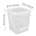 Masteelf Plastic Storage Bucket Multifunctional Paint Pail Paint