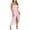 Pink, variant on VBTAPA Eyelet Dresses for Women Trendy Strapless Wrap Slit Dress High Waisted Ruched Bodycon Cocktail Party Dress Black L