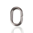 thumbnail image 1 of 100Pcs Stainless Steel Oval Split Rings Swivel Snap Fishing Tackle Connector(5x8mm), 1 of 14