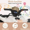 thumbnail image 3 of Juiluna Kids ATV 4 Wheeler, 6V Ride on Toy Car for Toddlers Boys & Girls w/Music, 1.8 Mph Max Speed, Wear-Resistant Wheels, Battery Powered Four Wheeler for Toddler Kids Cars to Drive, 3 of 7