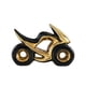 thumbnail image 4 of Estatua de motocicleta, escultura moderna, figura decorativa minimalista coleccionable, adorno de mesa para estantería, decoración del hogar Negro, 4 of 8