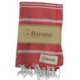thumbnail image 2 of Bersuse Serviette à Main Turque 100 % Coton Anatolia, 23 x 43 Pouces, Rouge, 2 of 5