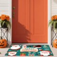 thumbnail image 5 of Bonitos felpudos de Papá Noel para dar la bienvenida Feliz felpudo decorativo para la puerta principal Feliz felpudo Alfombra antideslizante para la entrada Felpudo de invierno para interior y exte..., 5 of 5