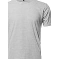 thumbnail image 3 of Men's Solid Marble Short Sleeves Crew Neck T-Shirt, 3 of 3