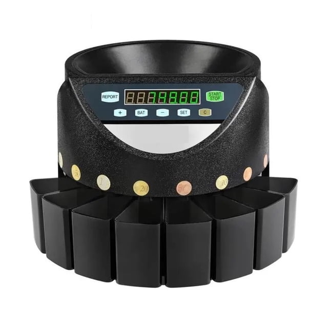 300 Pcs/min Trieur de Pièces Euro Compteur Professionnel Machine Électrique Automatique Affichage LED pour École Magasin Banque Commercial, Résistant à l'Usure