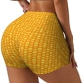 thumbnail image 1 of Fotbe Corn Kernels Shorts Sin Costuras – Shorts Deportivos de Cintura Alta para Mujer, Elásticos para Gimnasio, Yoga, Running o Ciclismo-X-Large, 1 of 8