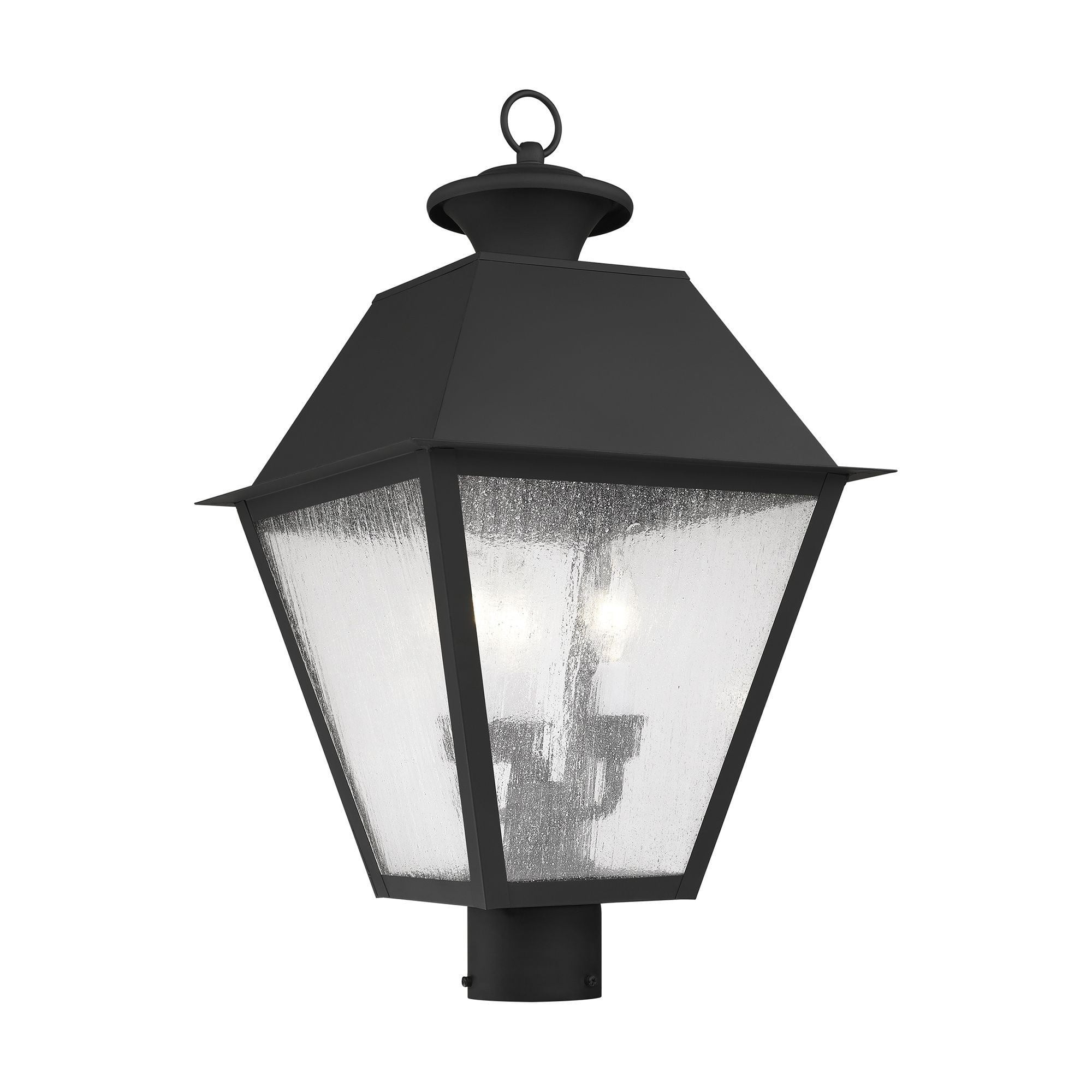 Livex Lighting Mansfield 3 Light Outdoor Post Lantern