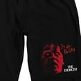 thumbnail image 2 of The Exorcist Red Regan Graphic Men's Black Sleep Pajama Shorts-XXL, 2 of 5